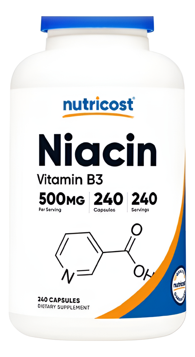 Nutricost Niacin B3 500mg 240ca