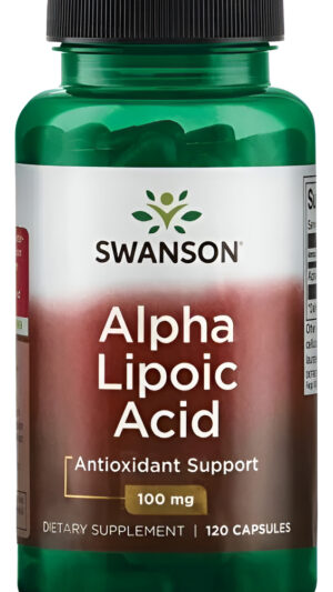 Ácido Alfa Lipoico 100 Mg 120 Capsulas De Swanson