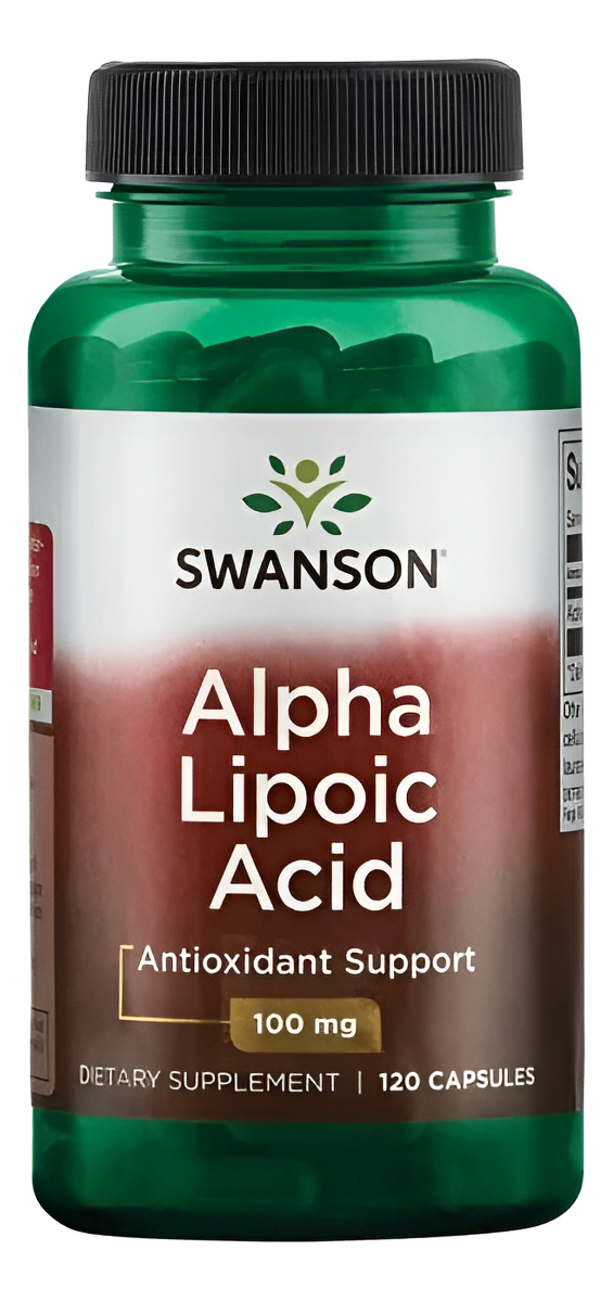 Ácido Alfa Lipoico 100 Mg 120 Capsulas De Swanson