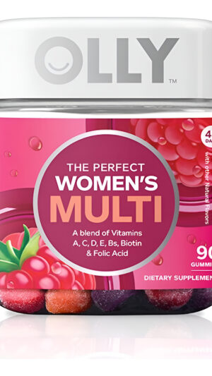 Olly Perfect Suplemento Multivitamínico En 90 Gomitas Para Mujer, Con Biotina Y Ácido Fólico