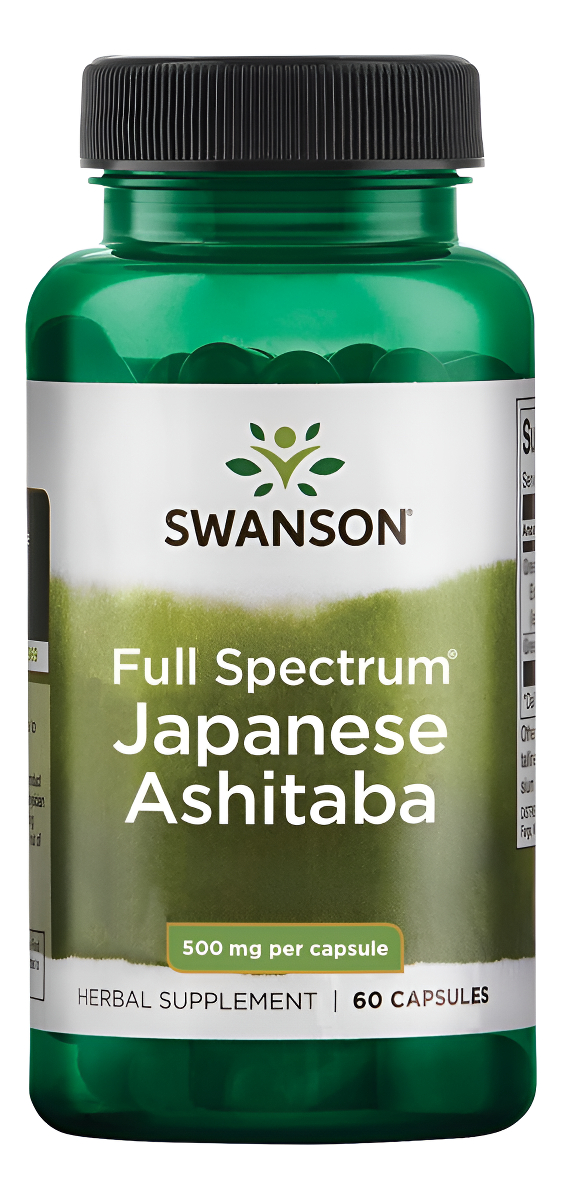 Swanson Ashitaba Japonesa Espectro Completo Fórmula Natural Para El Apoyo Del Sistema Inmunológico (60 Cápsulas,
