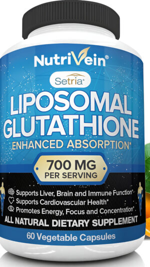 Nutrivein Glutatión Liposomal Setria® 700 Mg - 60 Cápsulas - Glutatión Reducido Puro - Antioxidante
