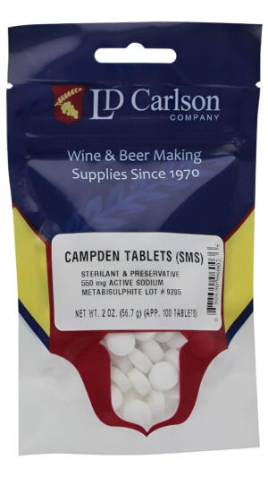 Campden Comprimidos (metabisulfito De Sodio) - 2 Oz (100 Comprimidos)