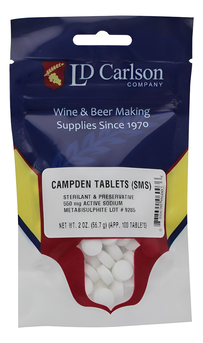 Campden Comprimidos (metabisulfito De Sodio) - 2 Oz (100 Comprimidos)