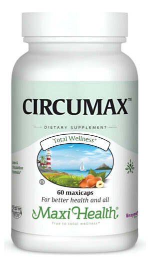 Maxi Health Circumax Supplement - High Potency - Vein And Circulation Formula - 60 Capsules - Kosher