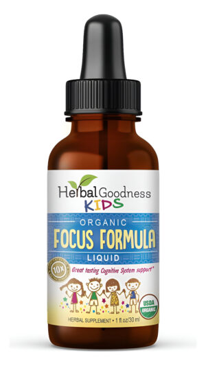 Factor De Suplemento De Enfoque Para Niños, Suplementos Orgánicos Del Usda Para La Mente Genial, Fórmula De Enfoque Par