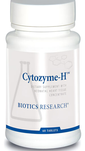 Biotics Research Cytozyme H Concentrado De Corazón Bovino, Promueve El Apoyo Cardíaco Y Muscular, 60 Tabletas