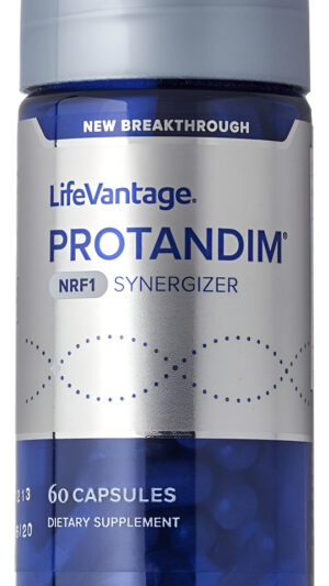 Protandim Nrf1 Synergizer (60 Cápsulas) Suplementos Mitocondriales, Activa La Vía Nrf1, Suplementos Nutricionales Antio