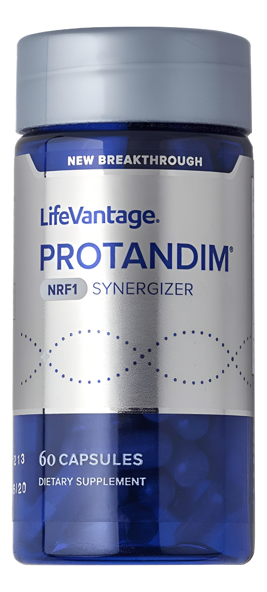 Protandim Nrf1 Synergizer (60 Cápsulas) Suplementos Mitocondriales, Activa La Vía Nrf1, Suplementos Nutricionales Antio