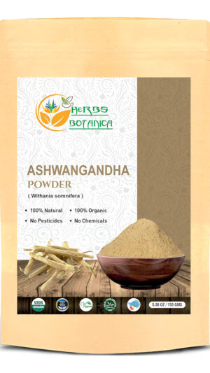 Herbs Botanica Polvo Orgánico De Raíz De Ashwagandha Withania Somnifera Polvo De Raíz De Ashwaganda Polvo De Raíz De Ashwaganda, Suplemento A Base De
