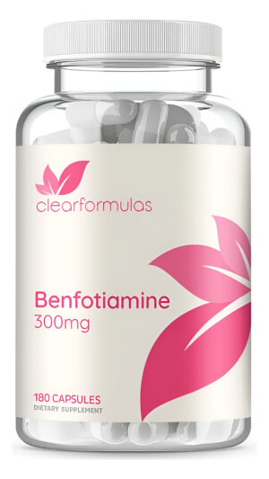 Clearformulas Benfotiamina 300mg 180 Cápsulas Vegetales (sin Omg, Veganas Y Sin Gluten)