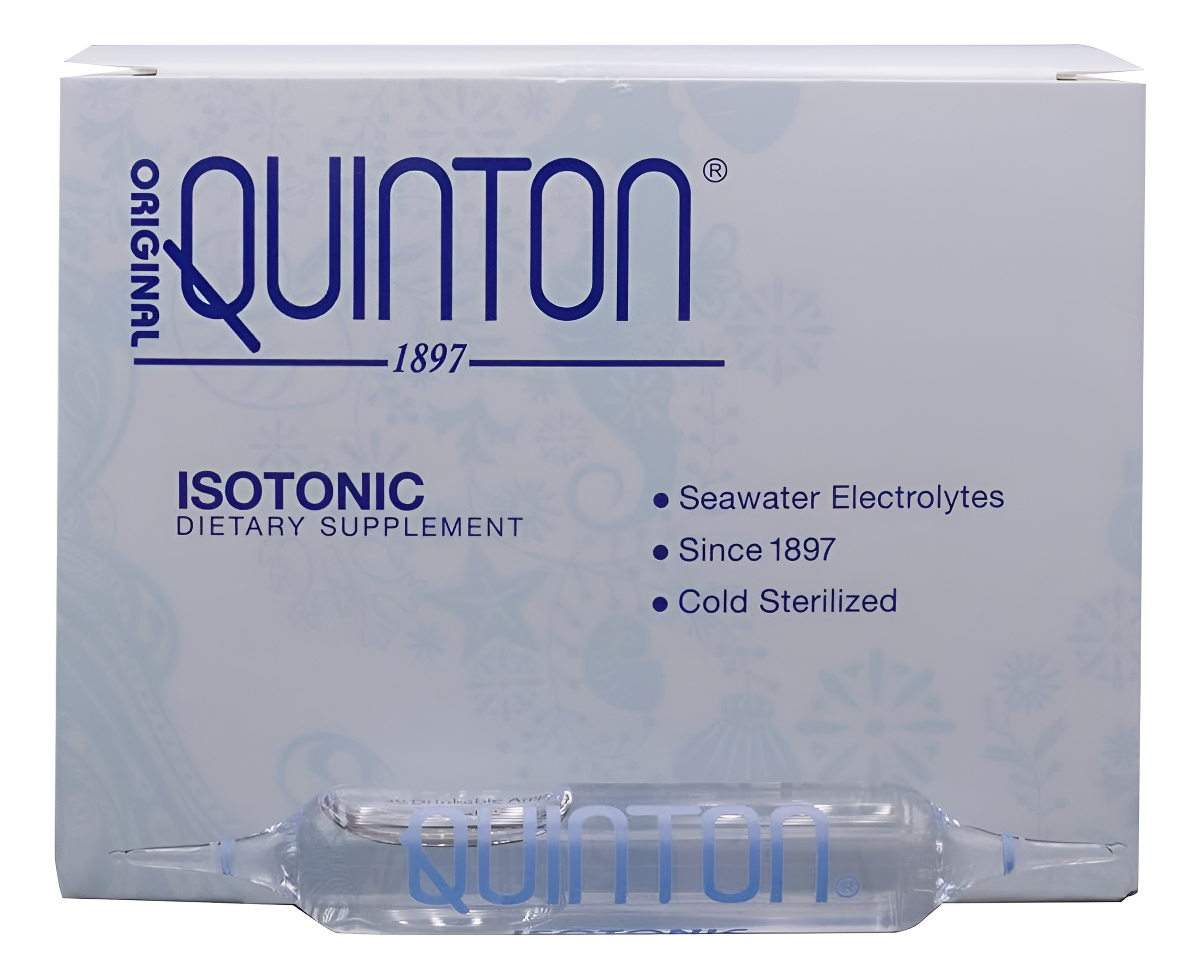 Solución Isotónica Original Quinton Con Minerales De Agua De Mar + Agua De Manantial Alpina - Suplemento De Hidratación