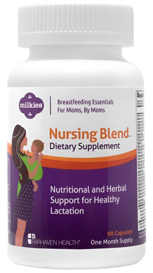 Milkies Fairhaven Health Nursing Blend Suplemento Vegetariano Para Mujeres Que Amamantan, Apoyo A La Lactancia Con Cáps