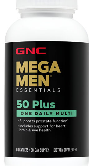 Gnc Mega Men 50 Plus One Daily Multivitamínico | Apoya La Función De La Próstata | 60 Unidades