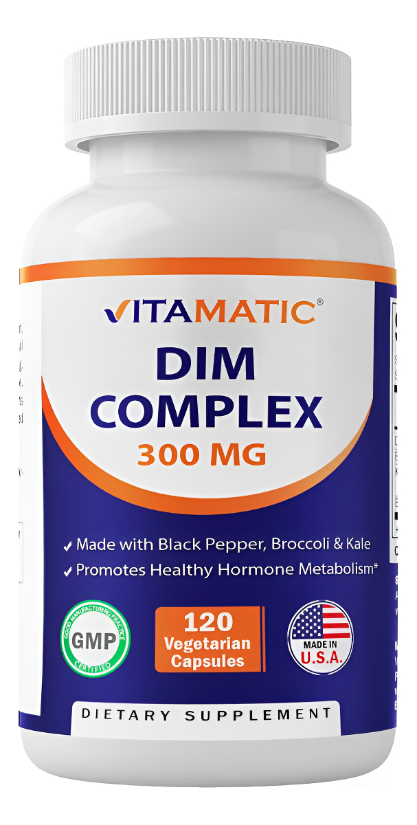 Vitamatic Dim Complejo De Suplemento Para Mujeres Y Hombres - 300 Mg - 120 Cápsulas Vegetales