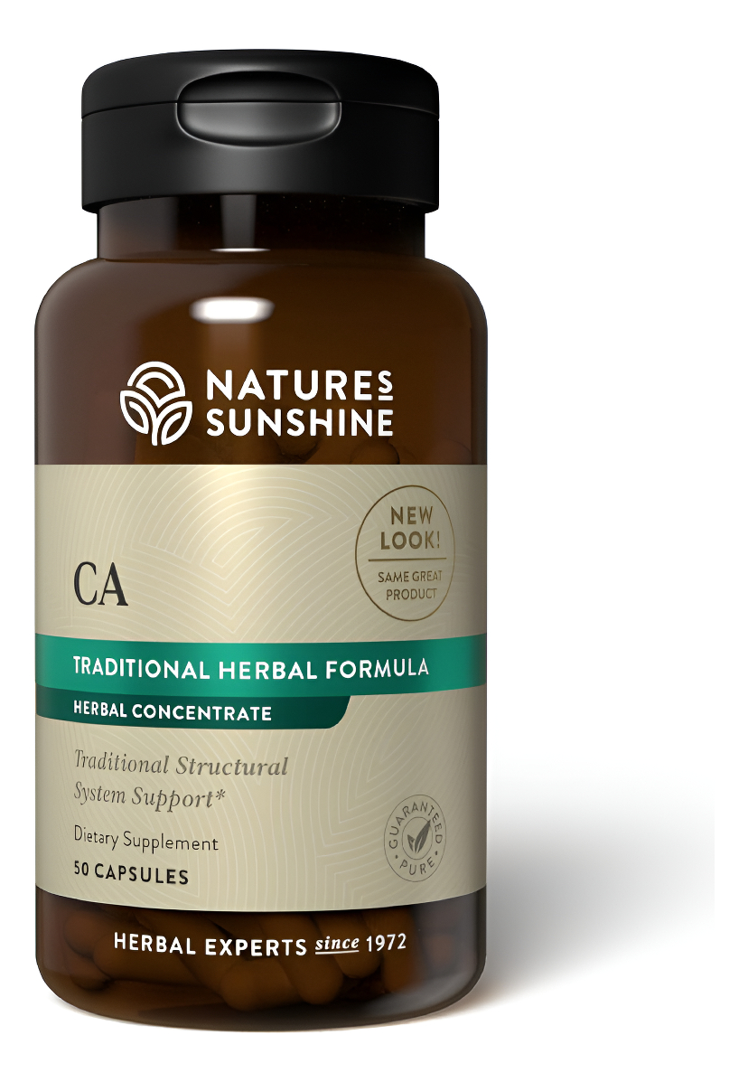 Nature's Sunshine Ca, Atc Concentrado, 50 Cápsulas | Ayuda A Mantener Los Sistemas Nervioso Y Estructural