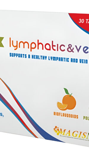 Dr. Matteo Bertelli's Lymphatic&veins 30 Tabletas, Suplemento Dietético Con Hidroxitirosol, Vitamina A, Hesperidina, Ex