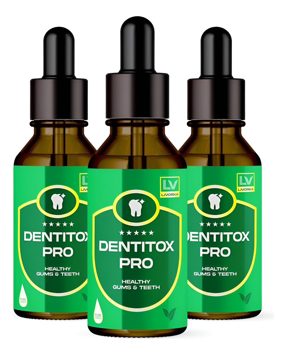 Dentitox - Dentitox Pro Gotas Para Dientes Y Encías, 3 Botellas Para 90 Días, Dentitox Pro Healthy Gums Dentitox, Denti