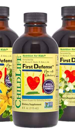 Childlife Essentials First Defense - Apoyo Inmunológico Para Niños Jarabe De Vitaminas (pack De 3)