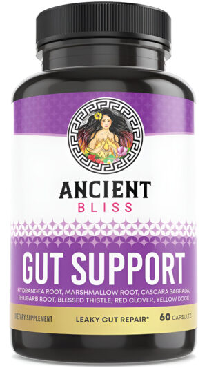 Suplemento Para El Intestino Permeable Ancient Bliss, Cápsulas De L-glutamina Para El Apoyo Intestinal, 60 Cápsulas