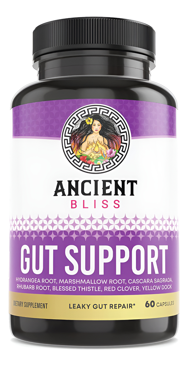 Suplemento Para El Intestino Permeable Ancient Bliss, Cápsulas De L-glutamina Para El Apoyo Intestinal, 60 Cápsulas