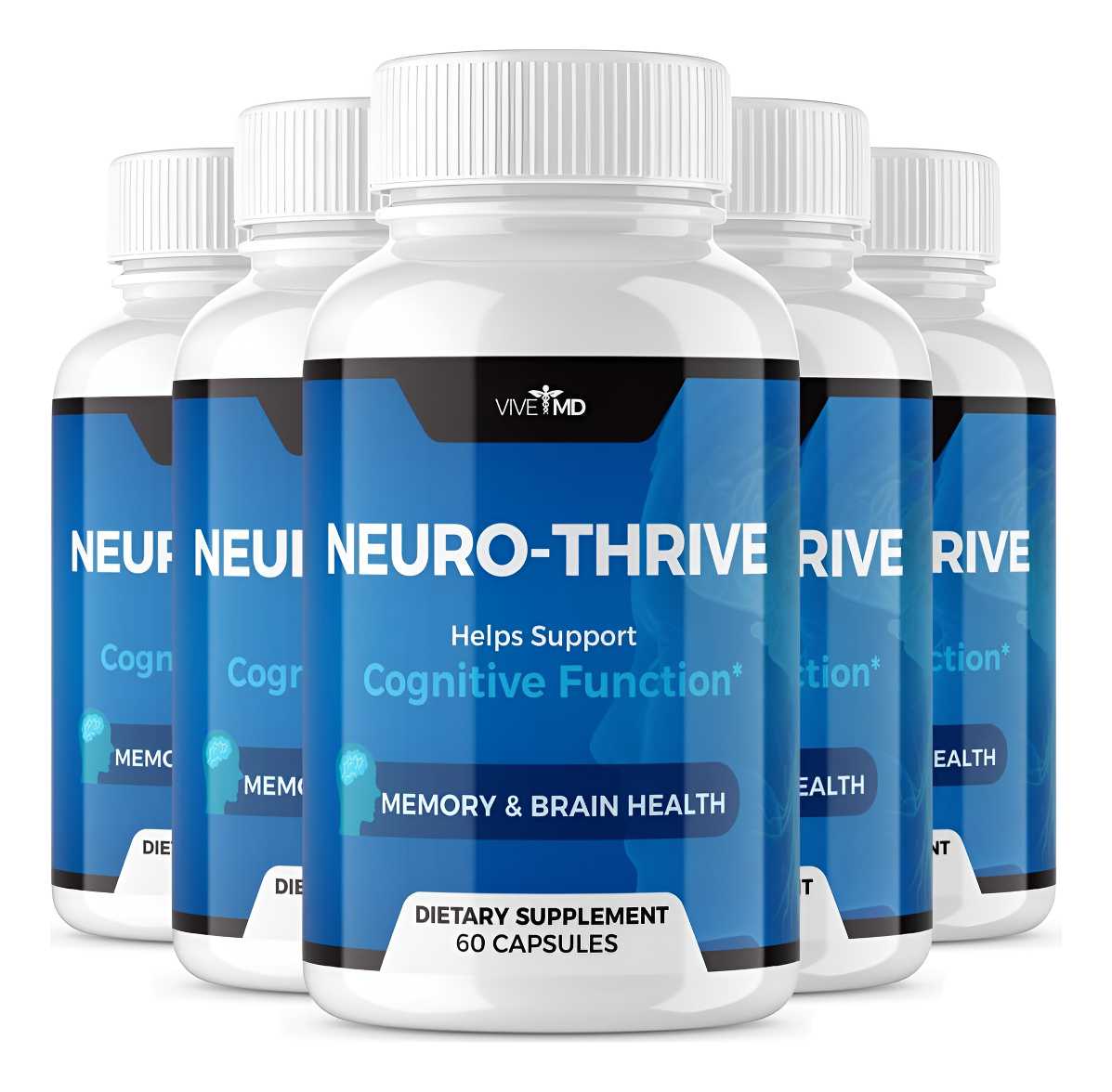 Suplemento Cerebral Neuro Thrive - Fórmula Oficial - Neuro Thrive Pqq, Neuro Thrive - Extra Fuerte Con Extracto De Gink