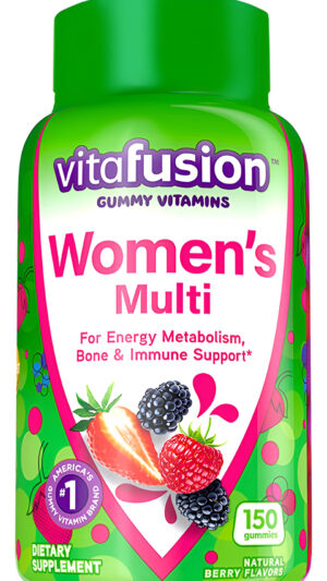 Vitafusion Gomitas Multivitamínicas Para Mujer, Vitaminas Diarias Con Sabor A Bayas 150 Unidades