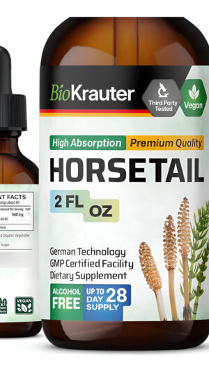 Tintura De Cola De Caballo, Hierba Orgánica De Cola De Caballo Para El Crecimiento Del Cabello, Ingredientes Puros, Sup