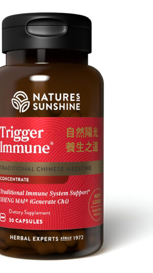 Nature's Sunshine Trigger Immune, Concentrado Chino De Tcm, 30 Cápsulas | Fórmula Herbaria China Fortalece Un Sistema I