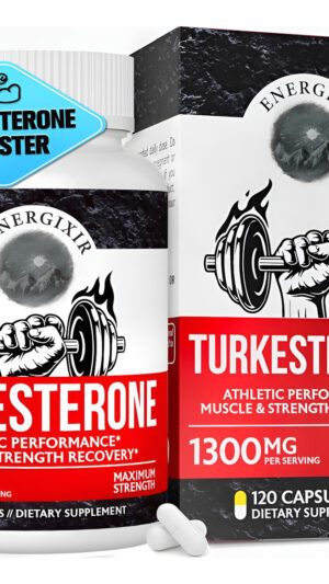Suplemento De Turkesterone 1300mg, Extracto De Ajuga Turkestanica Std. Hasta 20%, Para Masa Muscular, Rendimiento Atlét