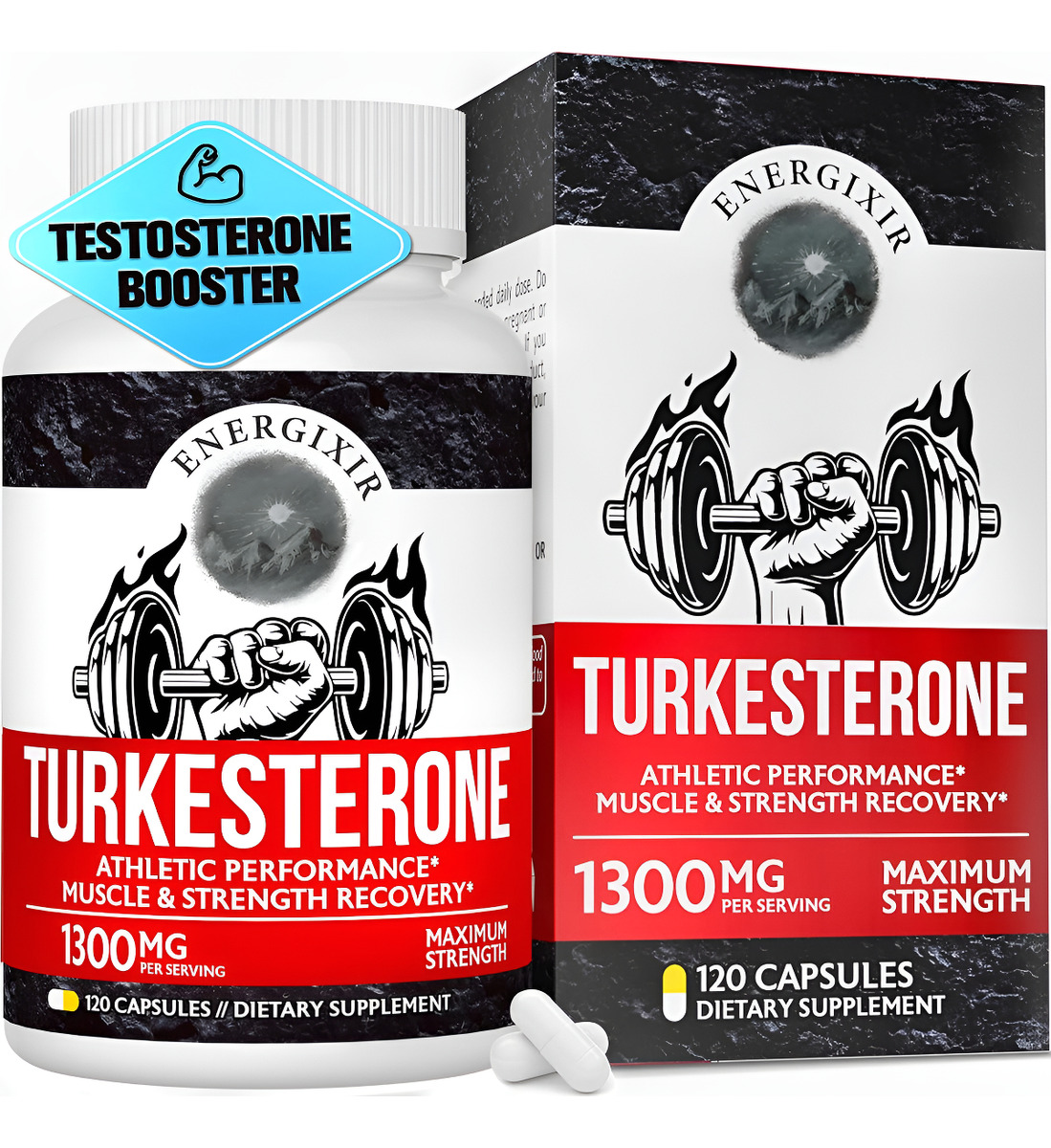 Suplemento De Turkesterone 1300mg, Extracto De Ajuga Turkestanica Std. Hasta 20%, Para Masa Muscular, Rendimiento Atlét