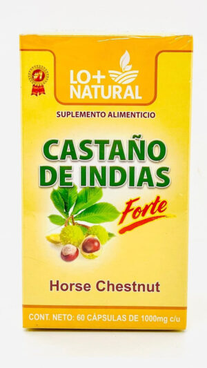 Castaño De Indias Forte Para La Circulación 1000 Mg - Castaño De Indias 60 Cápsulas/castaño De Indias Forte Para Circul