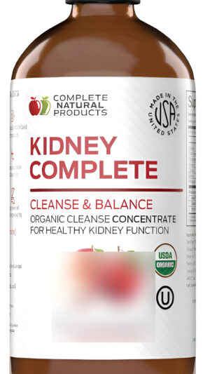 Complete Natural Products Kidney Complete - Suplemento Dietético Líquido De 16 Onzas Para Apoyo Renal, Limpieza Y Desin