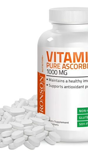 100 Tabletas Vitamina C Bronson
