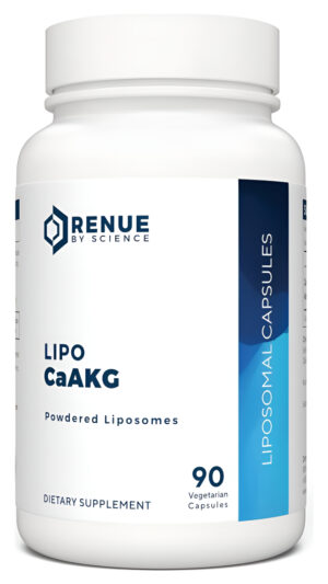 Caakg - Alfa-cetoglutarato De Calcio - Suplemento Liposomal De 300 Mg - Fórmula Biodisponible Para Una Mayor Absorción