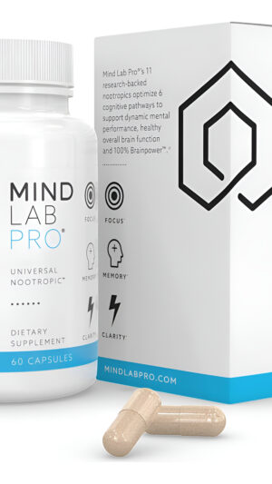 Mind Lab Pro® Universal Nootropic Suplemento Potenciador Cerebral Para Concentración, Memoria, Claridad, Energía, 60 C