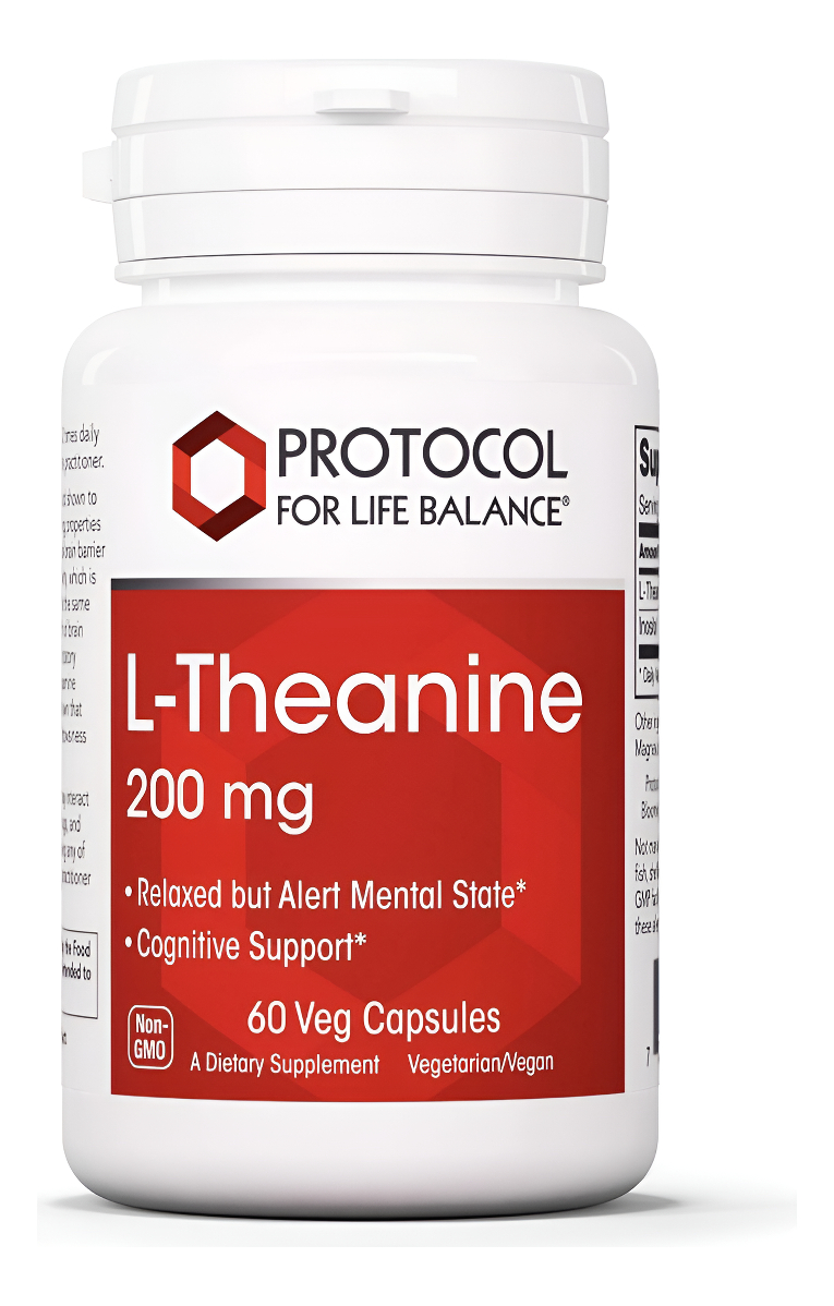 Protocol L-teanina De 200 Mg Para La Salud Cerebral, Estado Mental Relajado Pero Alerta Y Liberación Normal De Dopami