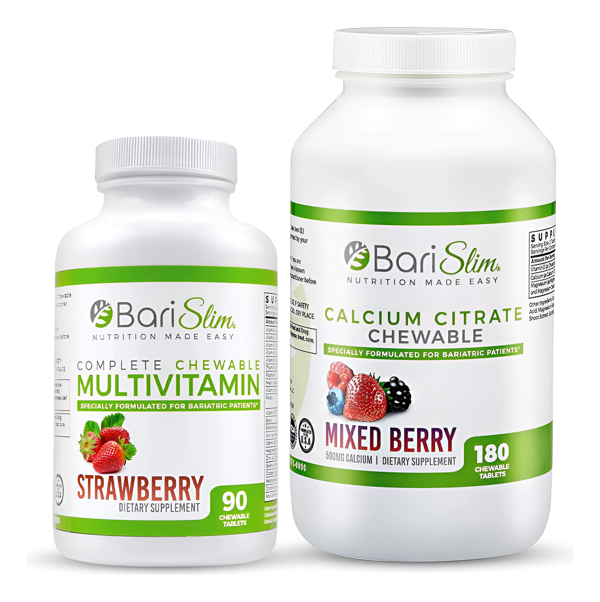 Bari Slim Bariatric Calcium Citrate & Complete Multivitamina
