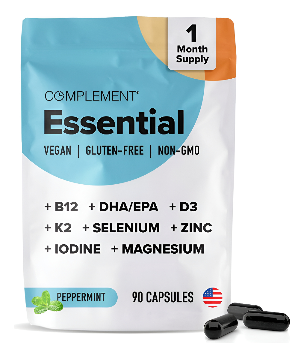 Complement Multivitamínicos Veganos Para Mujeres Y Hombres, Omega 3 Dha+epa, Vitamina B12, Vitamina D3 K2, Zinc, Seleni