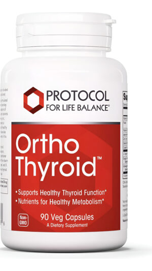 Protocol Ortho Thyroid - Suplemento De Energía Y Metabolismo - 90 Cápsulas Vegetales