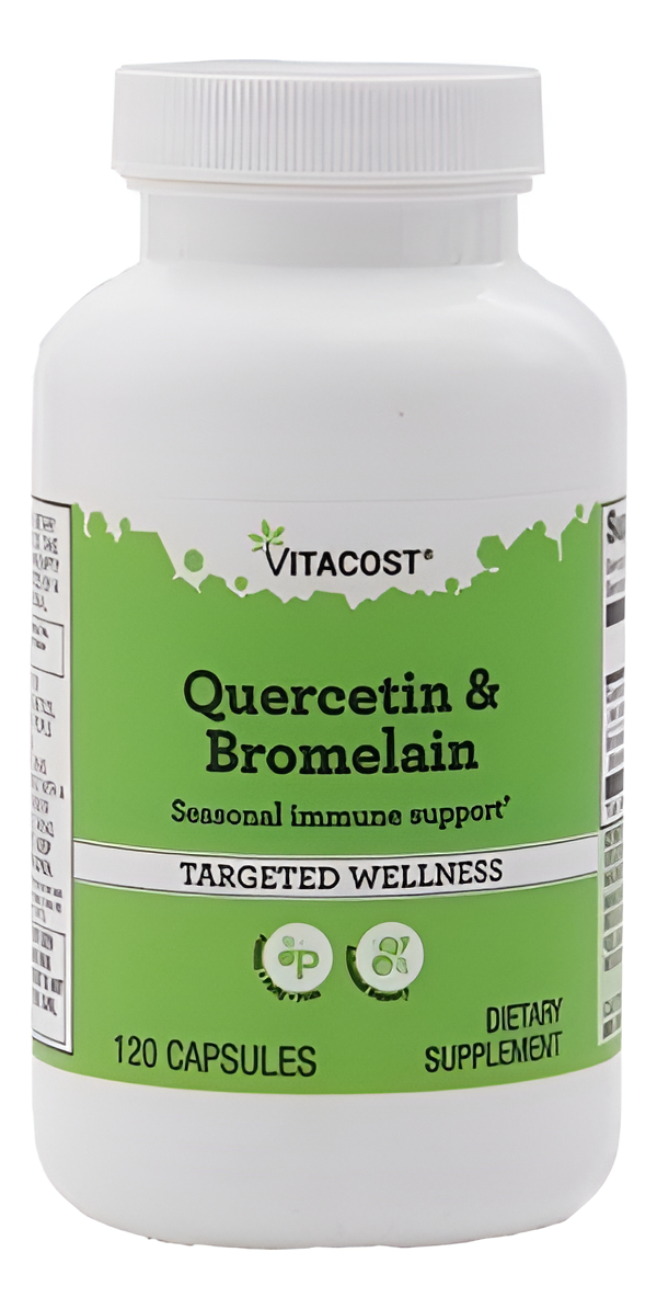 Quercetina Con Bromelina - 120 Cápsulas