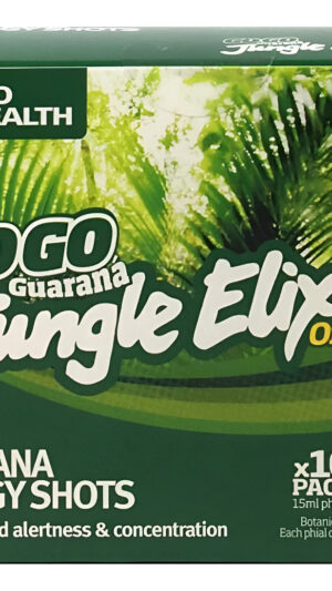 Gogo Guarana Jungle Elixir Phials - Mejora El Estado De Alerta Y Concentración (ampollas De 10 X 0.5 Fl Oz)