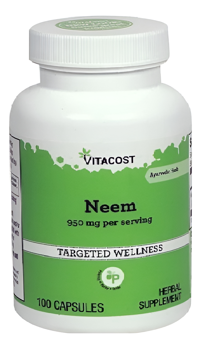 Neem 950 Mg Por Porción 100 Cápsulas De Vitacost