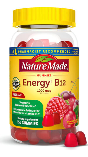 Nature Made Energy-b12, 150 Gomitas Vitamícas Para Adultos
