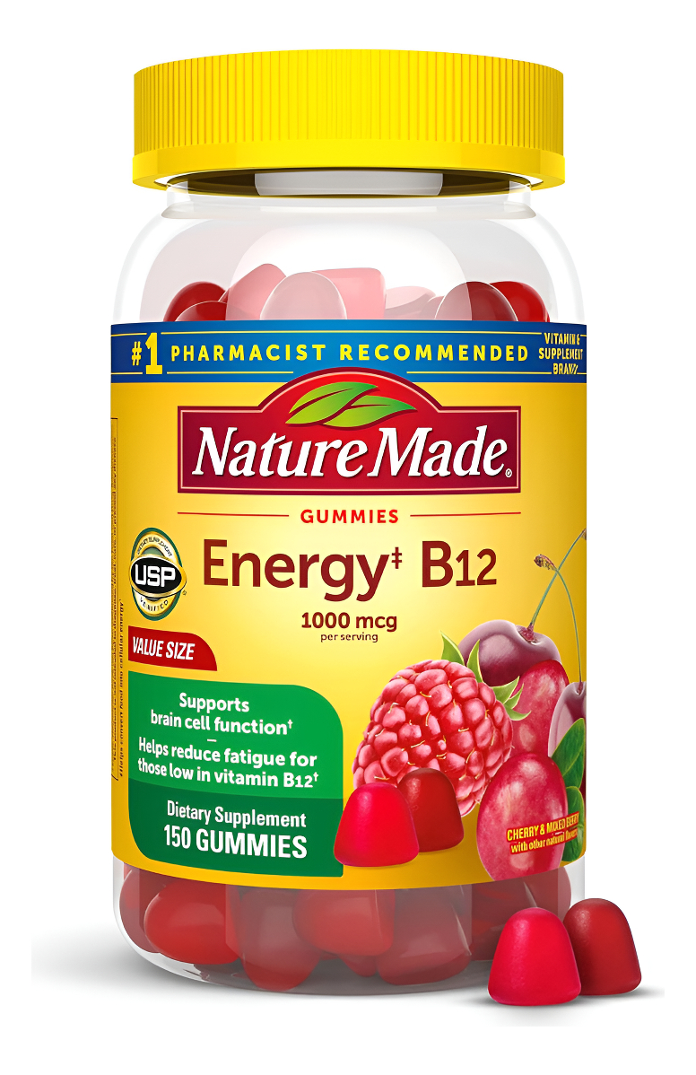 Nature Made Energy-b12, 150 Gomitas Vitamícas Para Adultos