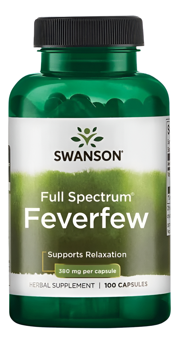 Matricaria De Espectro Completo Feverfew 100 Caps 380 Mg