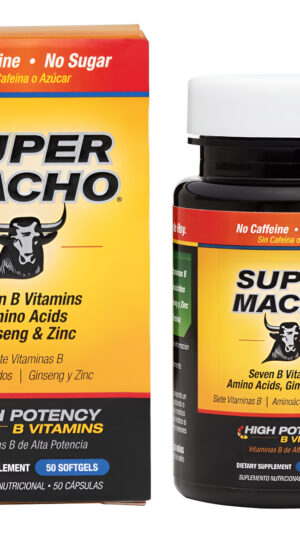 Dlc Laboratories Super Macho, Alta Potencia En Vitamina B Y Aminoácidos, Suplemento Nutricional Para El Hombre Activo,