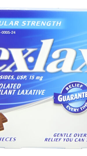 Ex-lax Senósidos Chocolated Laxante Estimulante Regular