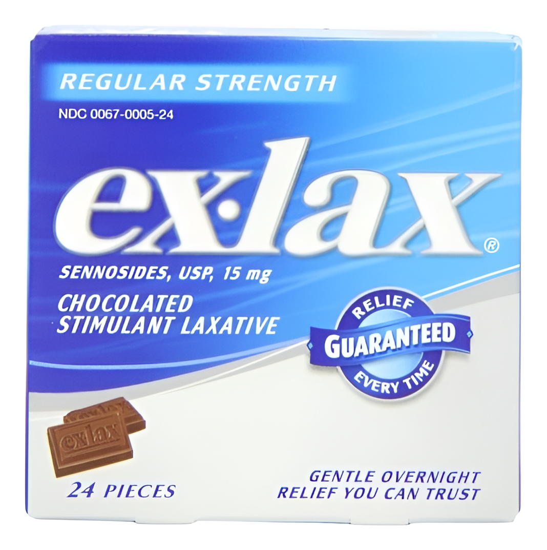 Ex-lax Senósidos Chocolated Laxante Estimulante Regular