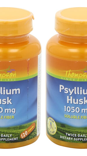 Psyllium 120 Cápsulas Pack De 2